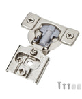 Soft Close Cabinet Hinges 40 Pack For Face Frame Doors Half Inch Overlay Concealed Cup three way adjustable hinge with screws