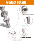 910 Piece Metric Screw Assortment Kit M2 To M6 Stainless 304 Button Head Socket Cap Screws With Nuts Washers And Hex Wrenches
