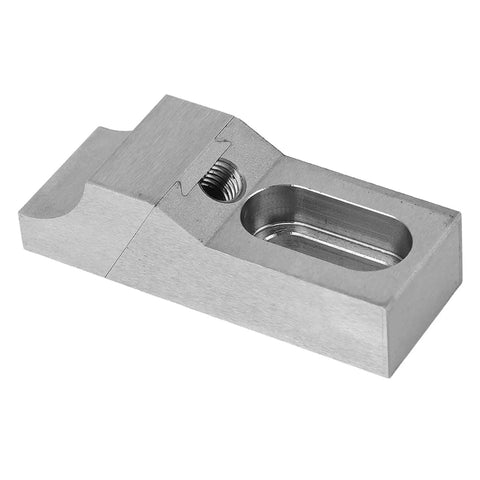 Low Profile Side Clamp Vise Set for Milling Jobs, 2 Piece CNC Vise Kit with 60kN Clamping Force, compact steel component view