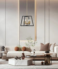 Black Brass Farmhouse Lantern Chandelier 4 Light Pendant With Bird Cage Frame Gold Finish Modern Industrial Foyer Lighting