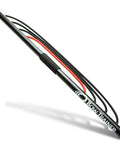 Adjustable Archery Training Tool With 10 To 32 Inch Draw Length And 1 To 100 Lb Draw Weight, featuring black handle and resistance bands.