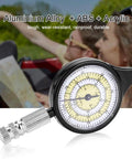 Map Measuring Gauge And Distance Calculator For Easy Map Reading On Trails Portable Hiking And Camping Tool With A Mini Metal Wheel