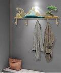 Heavy Duty Nordic Wall Hooks For No Fuss Everyday Home Organization Rust Resistant Iron Storage Rack With Slick Polished Design for coats and bags.