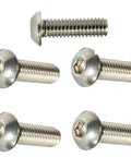 Stainless Steel Button Socket Cap Screws Kit, Quarter Inch By Twenty Threads Per Inch, Two And Three Quarters Inch Length, Pack Of 1000