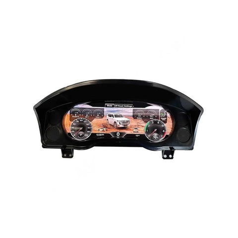 12.3 Inch LCD Dash Instrument Cluster Replacement For Toyota Land Cruiser LC200 2008 To 2020 With Digital Gauges Speedometer Plug And Play Fit Built In Circuit Board Stable Idle And Smooth Acceleration. front view