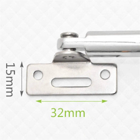 Lift Up Cabinet Door Support Hinges Set Soft Close Piston Door Stays 15mm x 32mm metal hinge bracket close-up