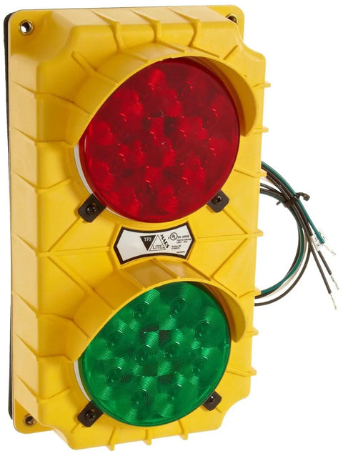 Reliable Workhorse 24 Volt Dc Stop And Go Led Traffic Control System For Loading Docks Car Washes And Street Traffic With Simple Toggle Switch Indoor Outdoor Dock Safety Signal with red and green lights