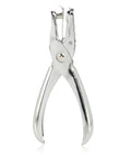 Metal Single Hole Punch for Home Office Punches up to Five Sheets at a Time One Quarter Inch Holes Handheld Chrome Puncher Durable Classic Design