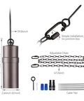 Low Voltage 12V Hanging Landscape Lights 5CCT LED Outdoor Pendant Lighting For Gazebo Pergola Garden Aluminum IP65 Oil Rubbed Bronze Pack Of 4 With Chain And Mounting Accessories diagram