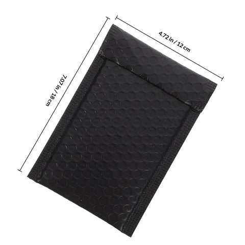 Padded Bubble Mailers Self Seal Envelopes 12x18 And 4 Inch Thickened Black Shipping Bags 100 Pack For Small Biz Packaging And Mailing Supplies
