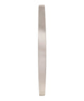 Side view of Satin Nickel 3 Inch Center To Center Cabinet Pull from Essential Z Collection, showing metal finish