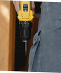 Man holding a drill with glass bit for Two Pack Quick Fix Windshield Crack Repair Kit With Glass Drill Bits For DIY Car Window Repair.