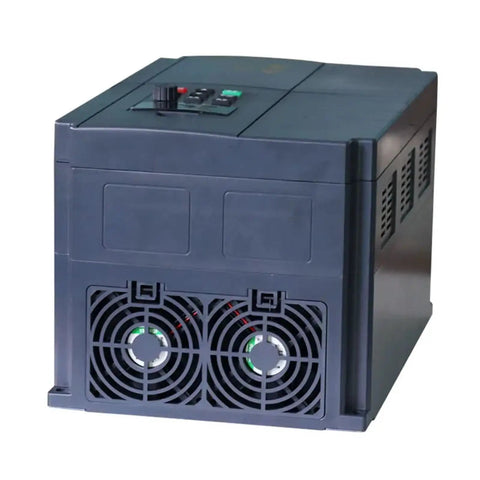 Heavy Duty 380V 15KW Vector Variable Frequency Drive Three Phase Inverter Motor With Speed Controller For Industrial Machines VFD Inverter Frequency Converter And Beefed Up 3 Phase Power Control, front view