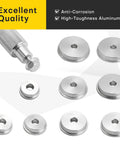 10 Piece Aluminum Bearing Race And Seal Driver Install Set For Auto Axle Seals, Pro Grade Bearing Installer Tool Kit