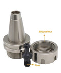 Kick Your CNC Game With This ISO30 ER32 Collet Holder Built Heavy Using 20Crmnti Steel Delivering Flawless G2.5 Balance At 30000 Rpm showing ER32 collet holder parts.