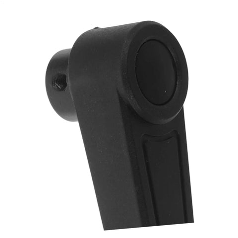 Hohopeti Mm Round Hole Manual Crank Handle Replacement For Lathe Machine, black plastic handle top view, ideal for RV and camper use.
