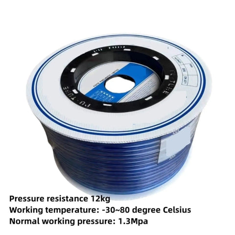 Superb Quality PU Air Hose For Compressors And Pneumatic Tools Rock Solid Flexible Polyurethane Tubing Pro Grade Industrial Air Line 100 Meter Roll.