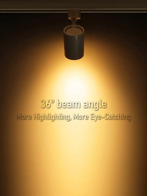 8.5W LED H Track Lighting Heads Pack Of 4 Dimmable ETL Listed 600 Lumens CRI90 2700K Soft White Matte White Finish Ideal