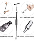 Car Dent Repair Tools Kit For Paintless Dent Removal featuring metal puller with handle, suitable for home garage use.