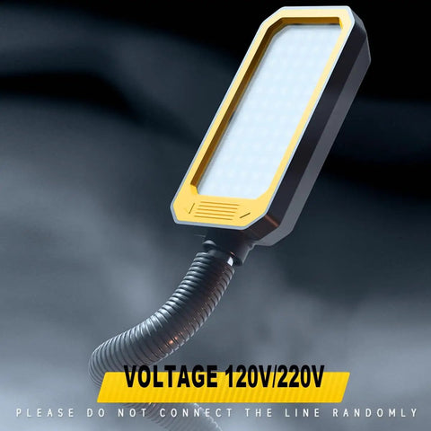 20-Inch LED Gooseneck Work Light With 1500LM Output, 6500K Daylight, adjustable lamp on flexible neck