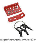 Pro Grade Car Body Repair Pull Handle Kit with metal plates and metric eye bolts 6mm 8mm 10mm for precise realignment and heavy duty use