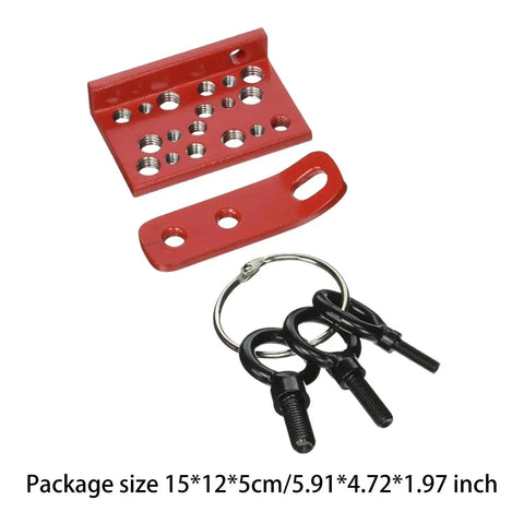 Pro Grade Car Body Repair Pull Handle Kit with metal plates and metric eye bolts 6mm 8mm 10mm for precise realignment and heavy duty use