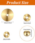 Brass Clock Hand Nut Set 12 Pcs Assortment sizes 10mm, 6mm, 5mm for quick clock fixes on grandfather wall mantel clocks