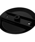 Stump Jumper Pan For 4, 5, And 6 Foot Mowers With 40 HP Powder Coated Blade Pan A True Workhorse Heavy Duty Shield That Tackles Stumps And Debris Easy Install For Farm And Lawn Equipment. black powder-coated mower blade pan with center hub and mounting holes