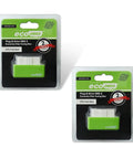 Two Piece OBD2 Fuel Saver Plug And Driver For Most Cars Energy Saving Tuning Accessory Universal Car Performance Booster Gas Mileage Boost Eco Friendly Green Car Upgrade Easy Plug In Kit in retail packaging