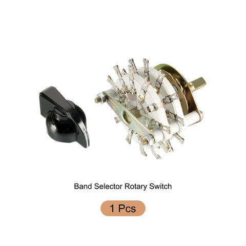 Band Rotary Switch 6P3T 6 Pole 3 Position Dual Deck Rotary Selector For Radio TV And Industrial Control Units 24 Pin, 1 pcs