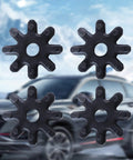 Flexible Steering Coupling Kit 4 Piece Power Steering Shaft Connector Set For Hyundai And Kia Steering Column No Nonsense Fix For Clunking Steering Vibration Repair 563152K000FFF shown in front of a car background
