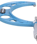 Top Notch Precision Outside Micrometer Three To Four Inch With 0.0001 Inch Resolution, carbide tipped, side view