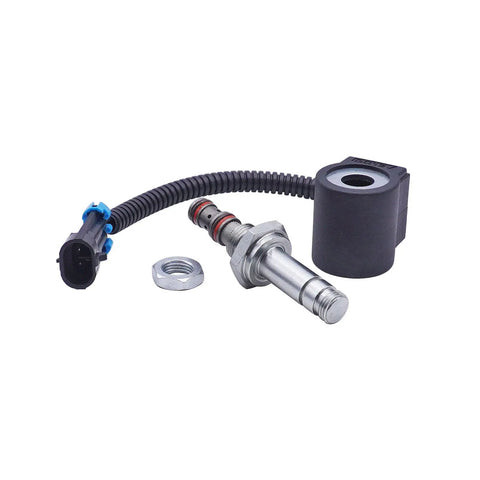 Beefed Up Heavy Duty Solenoid Coil and Hydraulic Spool Valve Stem Kit for Loader Repair Ready to Roll Compatible with A220 A300 A770
