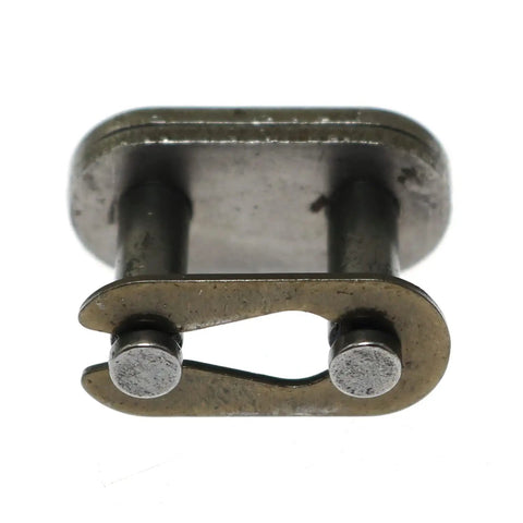 Six Piece 06B1 Roller Chain Offset Link Set Carbon Steel Connecting Links For Heavy Duty Chains close-up view of link