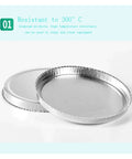 Disposable Laboratory Weighing Pan For Moisture Analysis Aluminum Foil Sample Pan 90mm Diameter 50 Pcs Per Box Pro Grade Lab