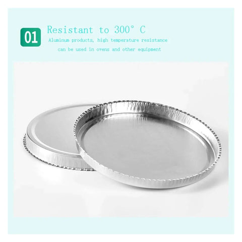 Disposable Laboratory Weighing Pan For Moisture Analysis Aluminum Foil Sample Pan 90mm Diameter 50 Pcs Per Box Pro Grade Lab