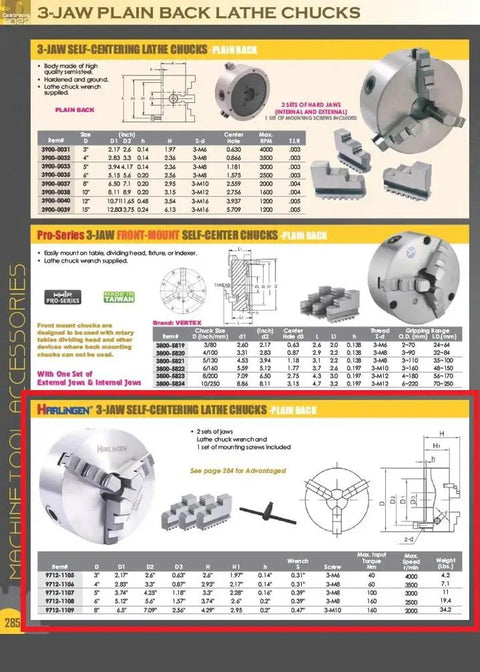 8 Inch 3 Jaw Lathe Chuck With Plain Back And Wear Resistant S Steel Jaws High Accuracy Durable Precision Machining Tool Sweet Sick Rad Lit On Fleek Gnarly Epic Dope Fly Fresh Sleek Suave Classy Elegant Refined Luxurious Premium Elite Supreme Top Tier