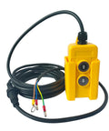 3 Wire Dump Trailer Remote Control Switch 12V DC For Single Acting Hydraulic Pump Power Unit With 15Ft Cable Dual Up Down Buttons