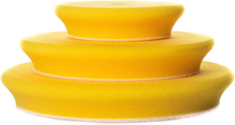 Pack Of 2 100mm DA Fine Dual Action Foam Polishing Pads For Paint Correction And Gloss Enhancement Improves Cutting Power And Finishing