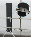Pro Grade Hot Wire Foam Cutter Machine With 220W Air Cooled Power Heavy Duty Foam Cutting Tool side view scaffolding holder