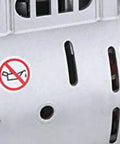 No Sweat Replacement Electric Motor For Air Compressors 2Hp 220V with no oil symbol and vent openings on grey casing.