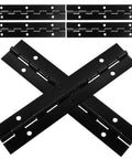 Beefy Heavy Duty Iron Piano Hinges 6 Inch With 0.04 Inch Blade Thickness For Cabinets Doors And Furniture Built To Last