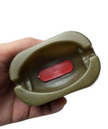 Hand holds rubber mold from Inline Method Feeder Set For Carp Fishing With Four Inline Feeders And One Rubber Mold Includes 15G 20G 25G And 35G Weights