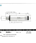 Kickass Precision 50000 Rpm Water Cooled Spindle with 22.8mm diameter, designed for CNC routing and heavy shop jobs.