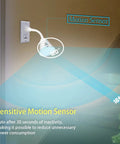 Plug In Motion Sensor Night Light With Infrared PIR Auto On In Dark 6W LED AC 85 265V US Plug installed in a hallway.