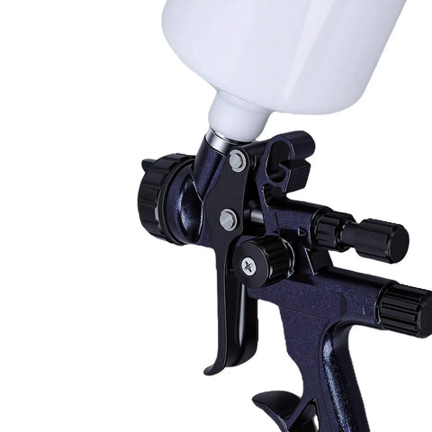 Top Shelf Hvlp Paint Sprayer Gun Featuring 1.3 Mm Nozzle And 600 Ml Reusable Cup for detailed painting and finishing projects.