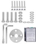 Installation kit for 1200W 3 Blade Wind Turbine Generator For Home And Marine Use Off Grid Renewable Energy Charger Compatible With 12V 24V And 48V Systems Compact Black Wind Turbine For Easy Installations