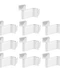 Heavy Duty 8Mm Metal Shelf Pegs Set Of 200 Iron Bookcase Clips for secure shelving and stable storage, showing iron clips arranged neatly