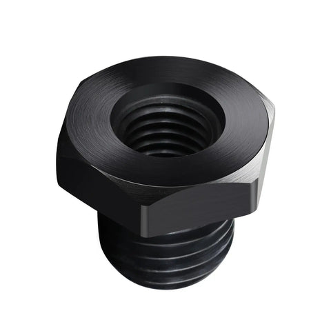 Woodworking Lathe Headstock Spindle Adapter M18x2.5mm To 1x8TPI Chuck Converter, heavy duty metal, close-up view