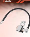 Top Tier Battery Current Sensor Assembly For Honda Odyssey And Acura TL TLX MDX Dead Nuts Solid Ground Wire Terminal Connector, 16.73in cable